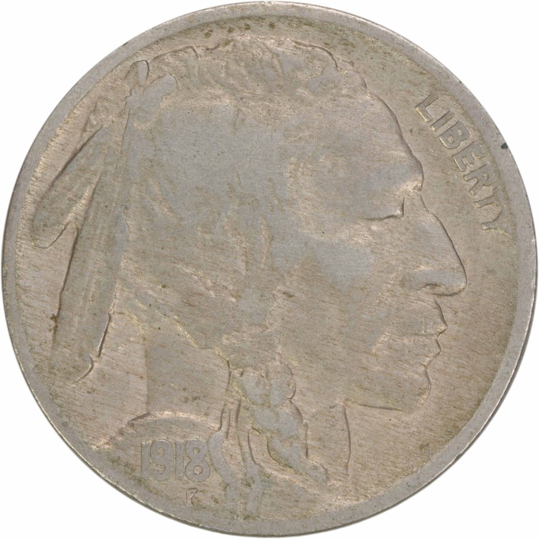 1918-D Buffalo Nickel 5C Circulated Uncertified James Earle Fraser Design: 1918-D Buffalo Nickel 5C Circulated Uncertified James Earle Fraser Design This 1918-D Buffalo Nickel showcases an intriguing piece of American numismatic history. Designed by James Earle Fraser, this 