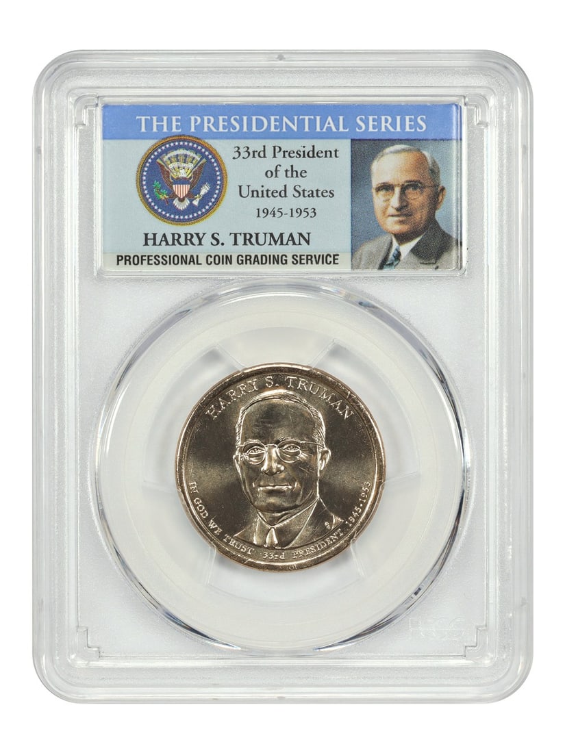 PCGS MS67 2015-D Presidential Dollar Position B Harry S Truman (1 of 4)