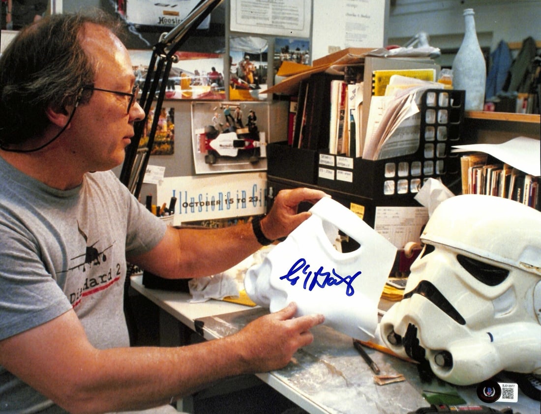 Charlie Bailey Signed Star Wars 11x14 Photo Beckett Authenticated: Charlie Bailey Signed Star Wars 11x14 Photo Beckett Authenticated This autographed 11x14 photograph features Charlie Bailey, a former ILM Model Maker known for his contributions to Star Wars: The Empi