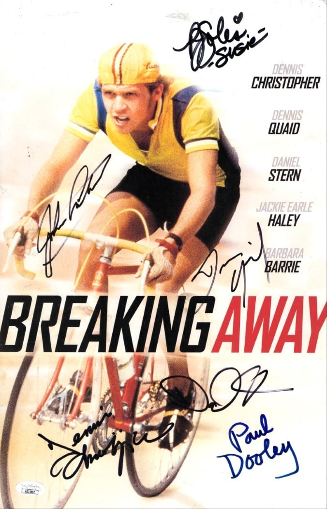 Breaking Away 11x17 Autographed Photo by Quaid Christopher Stern JSA Certified (1 of 2)