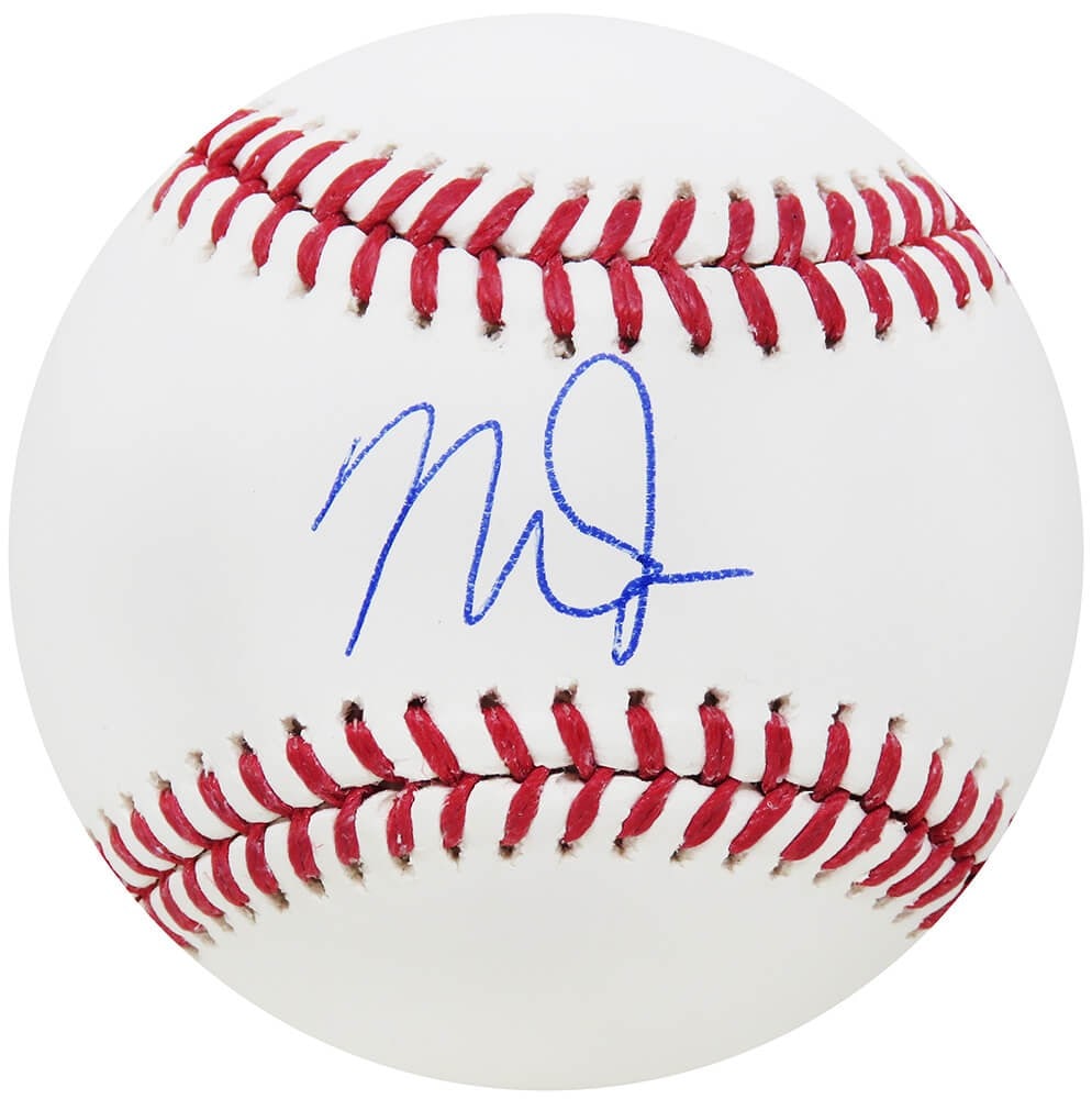 Mike Trout Signed Rawlings MLB Baseball with MLB Hologram and COA: Mike Trout Signed Rawlings MLB Baseball with MLB Hologram and COA This is a signed Rawlings Official MLB baseball featuring the autograph of Mike Trout, star player of the Los Angeles Angels. The base