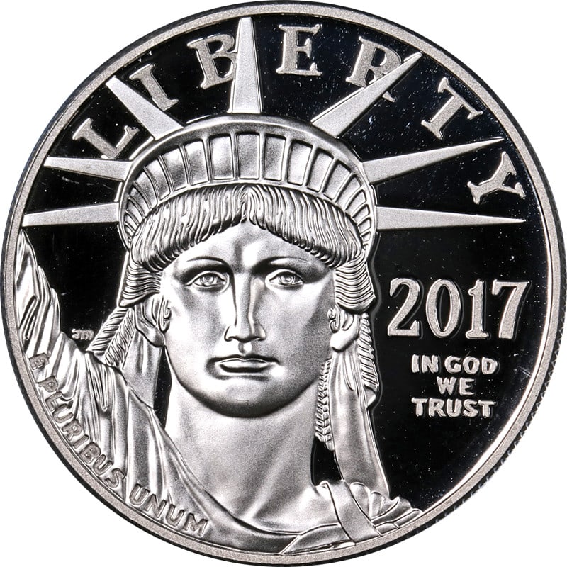2017-W Proof Platinum Eagle $100 OGP COA (1 of 3)