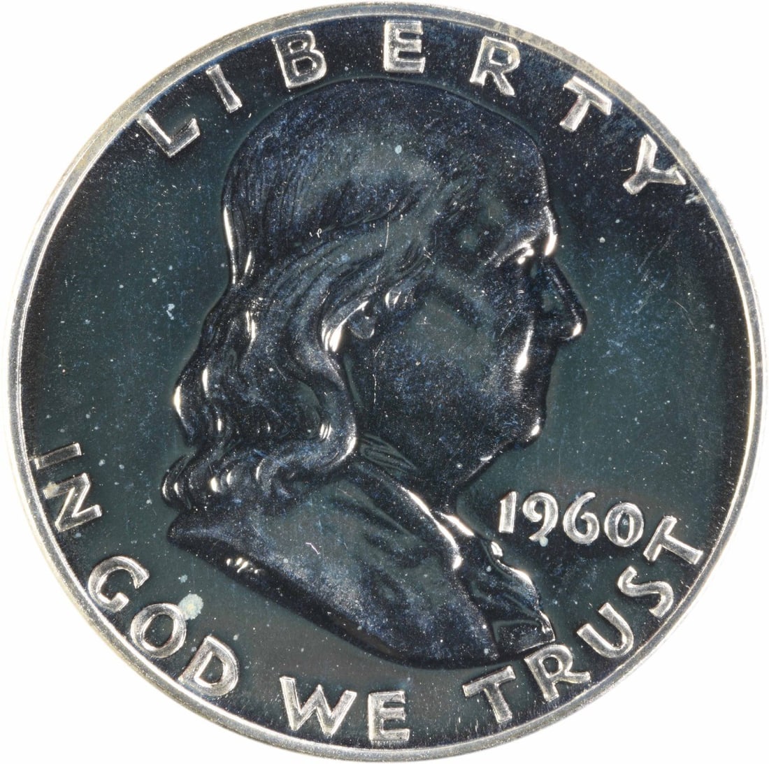 1960 Silver Franklin Half Dollar Choice Proof Plus Uncertified (1 of 2)
