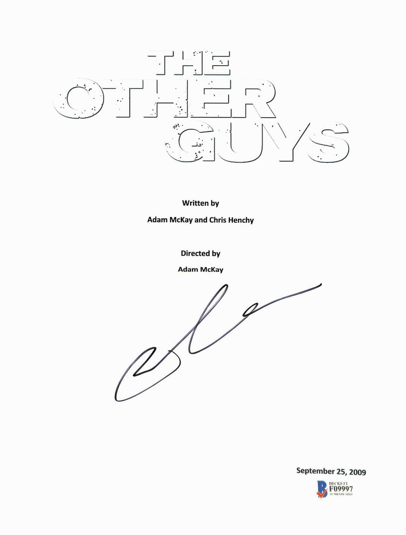 Bobby Cannavale Signed The Other Guys Script Cover BAS Certified: Bobby Cannavale Signed The Other Guys Script Cover BAS Certified This authentic script cover features the signature of Bobby Cannavale, renowned for his role in the film "The Other Guys." The autograp