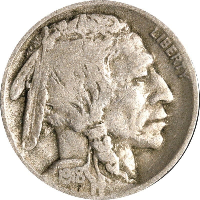 1918 D United States Buffalo Nickel: 1918 D United States Buffalo Nickel This is a 1918-D Buffalo Nickel from the United States, composed of nickel. The coin is circulated and has not been certified. It is a pre-owned collectible from th