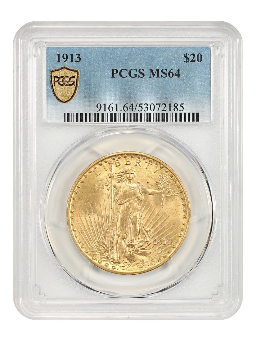 1913 Saint-Gaudens Double Eagle Gold Coin PCGS MS64 Philadelphia (1 of 4)