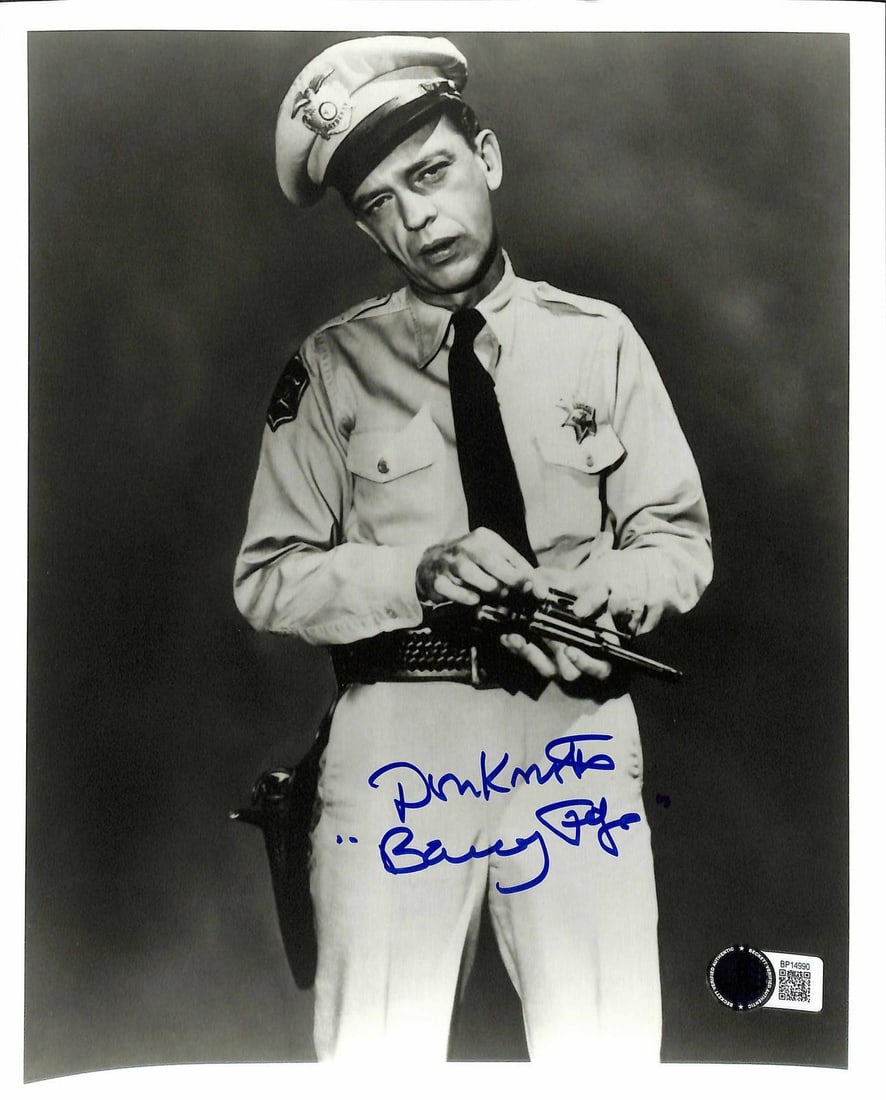 Beckett authenticated Don Knotts Barney Fife signed 8x10 photo (1 of 1)