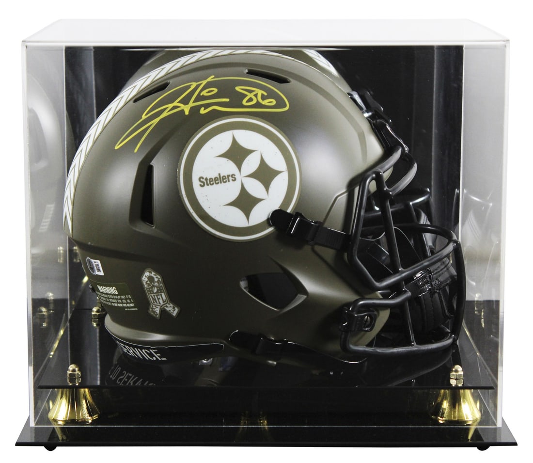 Hines Ward Signed Steelers Full Size Speed Helmet with BAS Authentication (1 of 4)