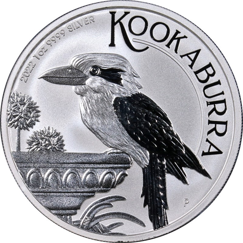 2022 Australian Kookaburra 1 Ounce Silver Coin BU (1 of 2)