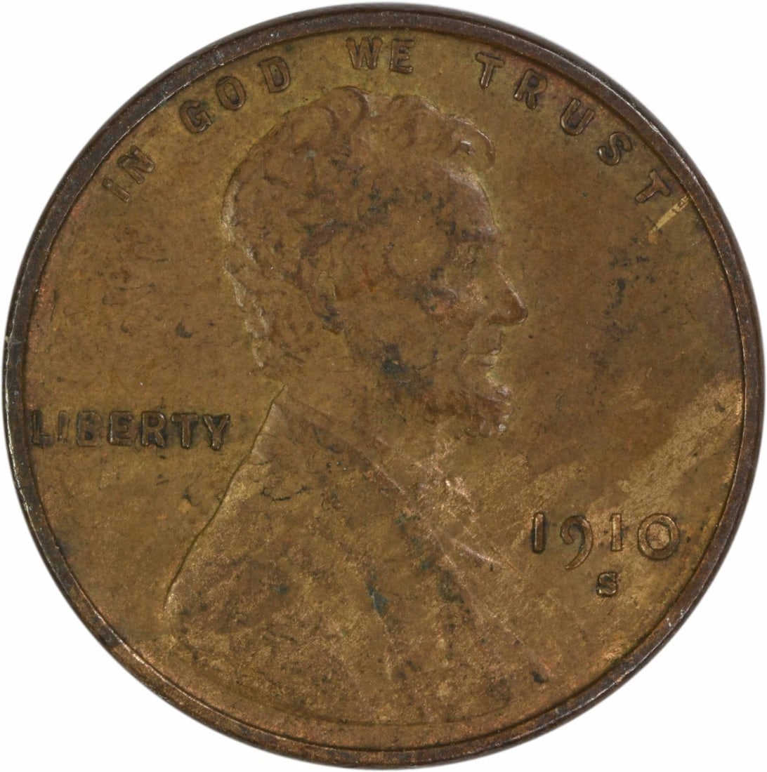 1910 S Lincoln Wheat Copper Small Cent AU Uncertified: 1910 S Lincoln Wheat Copper Small Cent AU Uncertified This is a 1910-S Lincoln Wheat Cent from the United States, featuring a copper composition and a small cent denomination. The coin is circulated a
