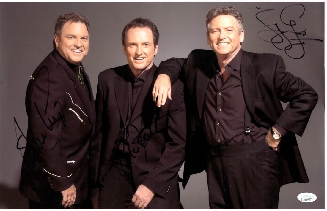 Autographed 11x17 Photo Signed by Larry Steve Rudy Gatlin Brothers JSA Authenticated (1 of 2)