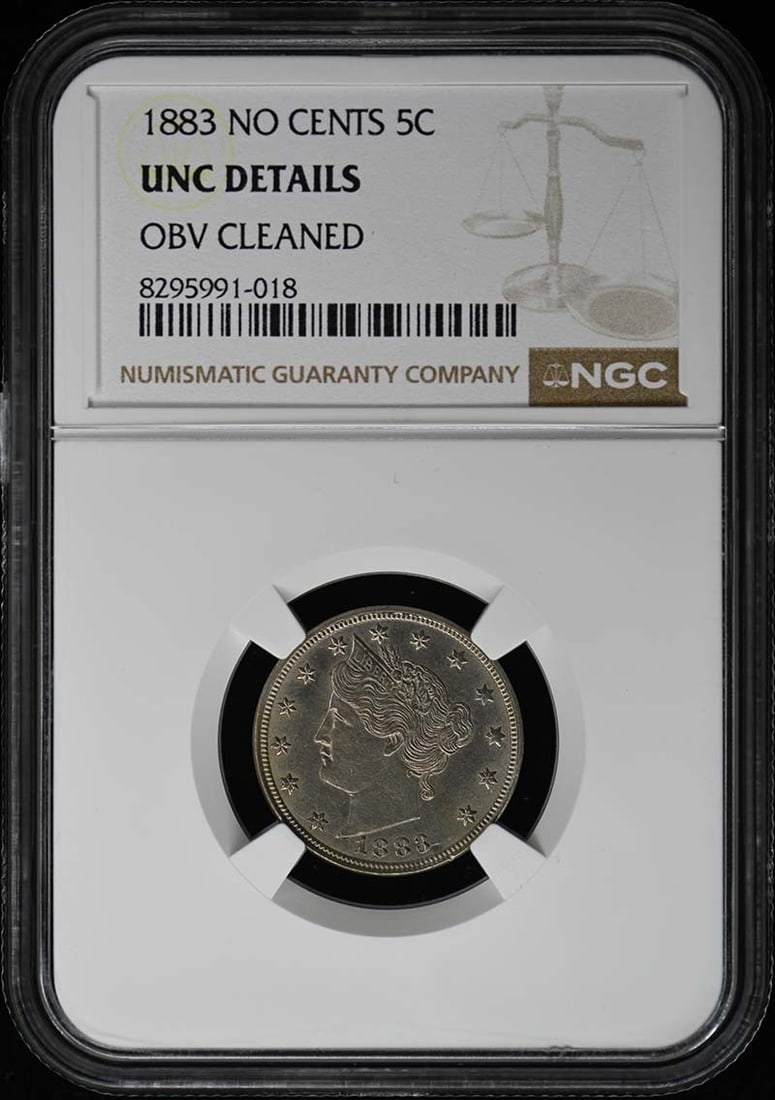 1883 Liberty Nickel 5C NGC Uncirculated Coin: 1883 Liberty Nickel 5C NGC Uncirculated Coin This 1883 Liberty Nickel features a unique design and is graded as Uncirculated by NGC, ensuring its excellent condition. The coin was minted in Philadelph