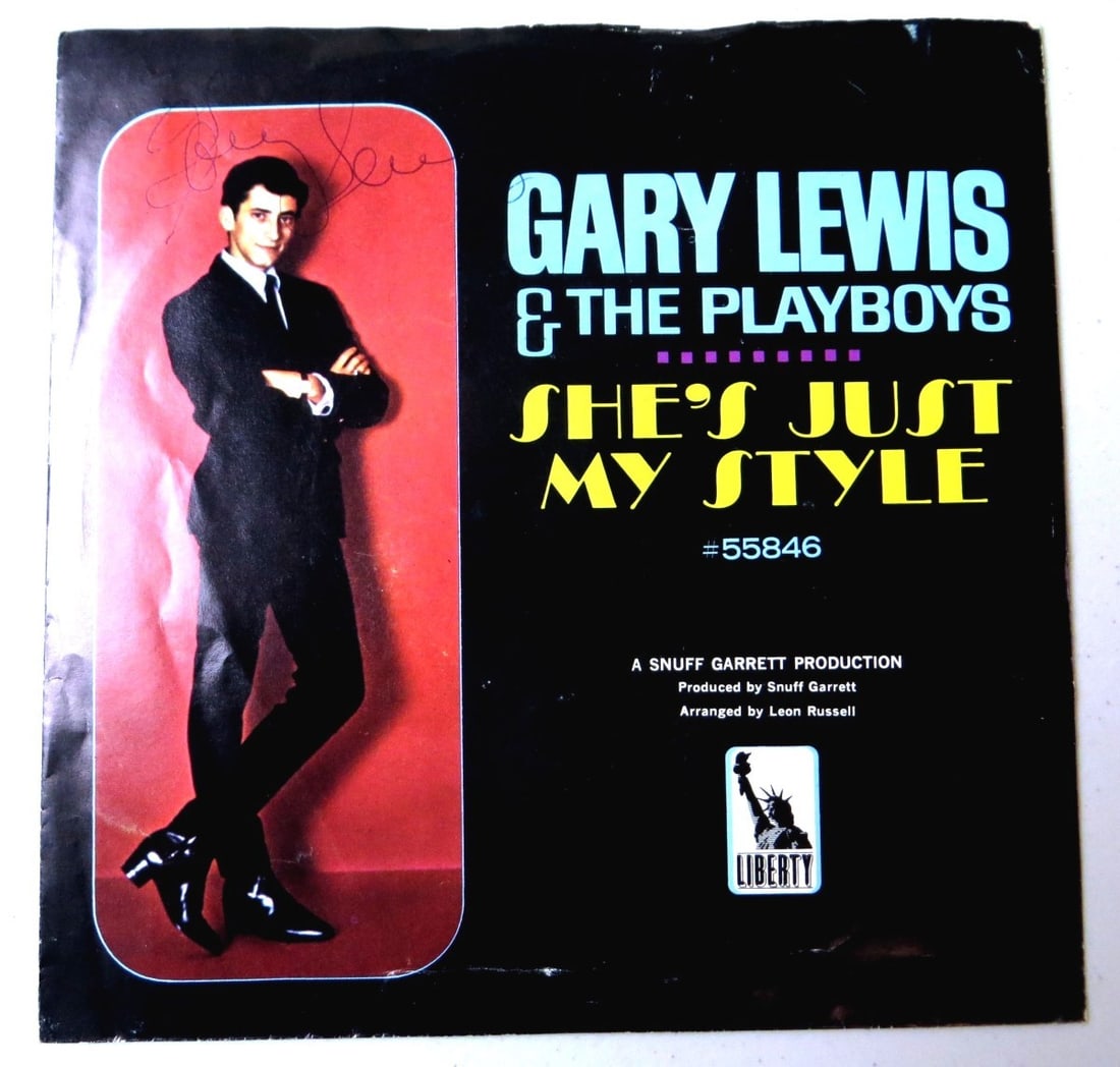 Autographed Gary Lewis 45 RPM Record Sleeve with JSA Authentication (1 of 4)