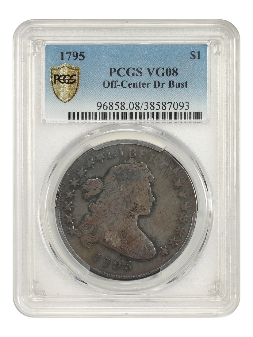 1795 PCGS VG08 Draped Bust silver dollar (1 of 5)