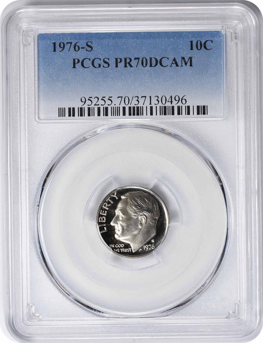 1976-S Roosevelt Dime PR70DCAM PCGS San Francisco Mint (1 of 2)