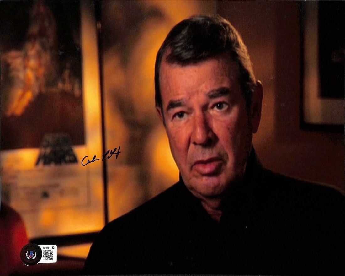 Alan Ladd Jr. Autographed 8x10 Photograph Beckett Authenticated: Alan Ladd Jr. Autographed 8x10 Photograph Beckett Authenticated This is an original 8x10 photograph autographed by Alan Ladd Jr., the Oscar-winning film producer and Fox executive who approved the pro