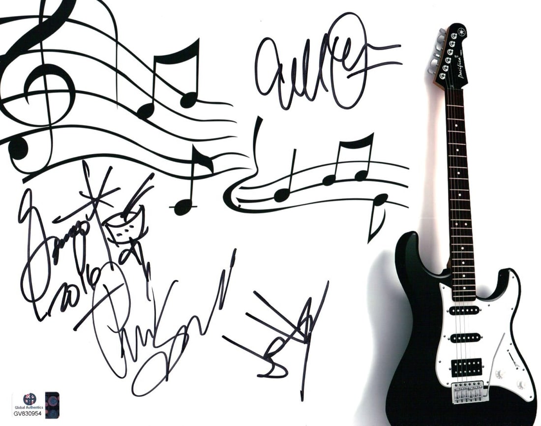 Armored Saint Signed 8X10 Photo Authenticated by Global Authentics (1 of 2)