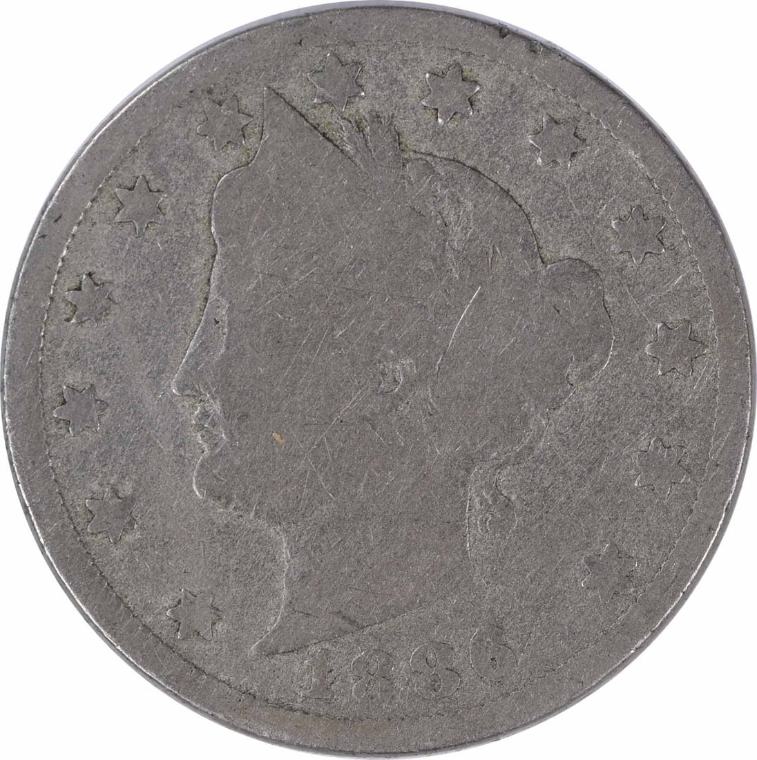 1886 Liberty Nickel G Uncertified Charles E Barber Design (1 of 2)