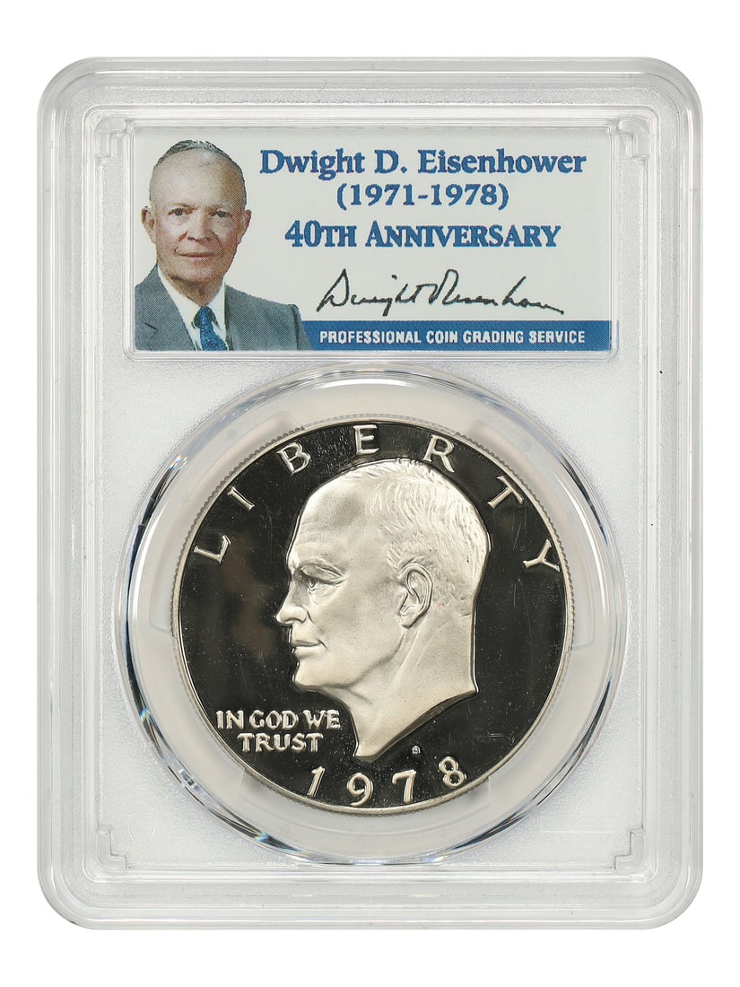 PCGS PR70DCAM 1978-S Ike Dollar (1 of 4)