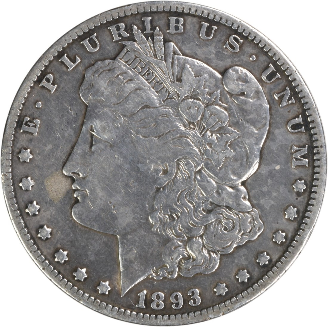 1893-CC Morgan Silver Dollar Coin Uncertified Fine Grade: 1893-CC Morgan Silver Dollar Coin Uncertified Fine Grade This 1893-CC Morgan Silver Dollar is a notable piece of numismatic history, featuring the renowned designs of George T. Morgan. This coin is ma