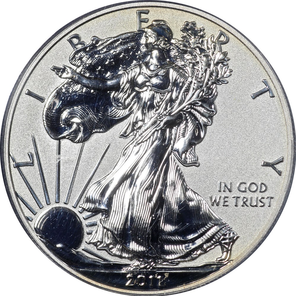 PCGS PR69 2011-P Silver American Eagle Reverse Proof Mercanti (1 of 4)