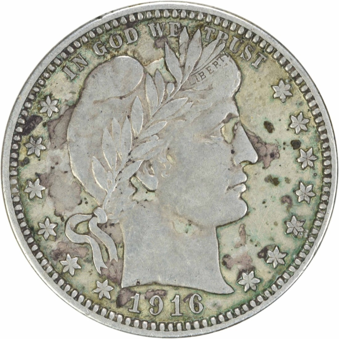 1916-D Barber Silver Quarter 25C EF Uncertified (1 of 2)