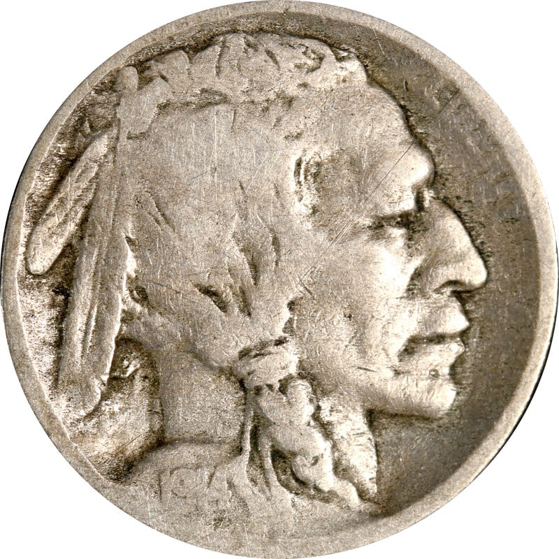 1914 D Indian Head Buffalo Nickel (1 of 2)