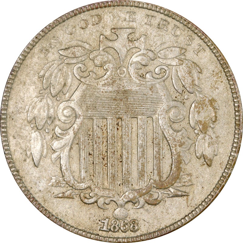 1868 United States Shield Nickel (1 of 2)