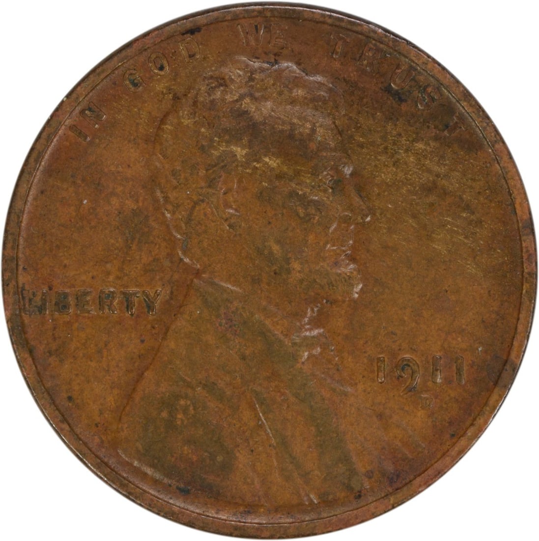 1911-D Lincoln Wheat Copper Small Cent EF Uncertified: 1911-D Lincoln Wheat Copper Small Cent EF Uncertified This is a 1911-D Lincoln Wheat Cent from the United States. The coin is made of copper and has a denomination of small cent. It is in circulated c