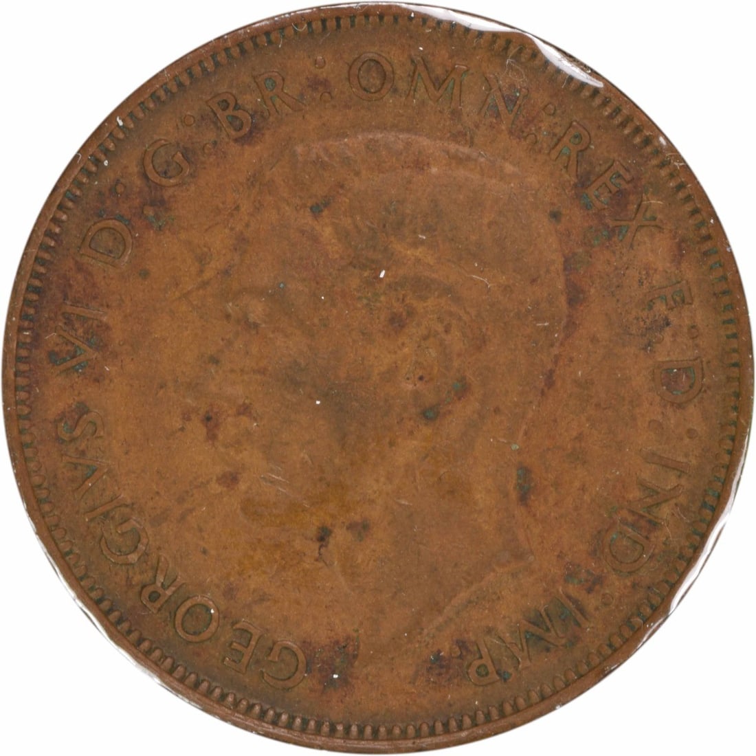 Australia 1946 One Penny KM36 Very Fine Condition Uncertified Coin (1 of 2)