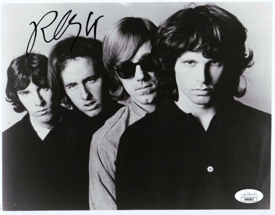 Robby Krieger Autographed 8X10 Photo The Doors JSA Authenticated (1 of 2)