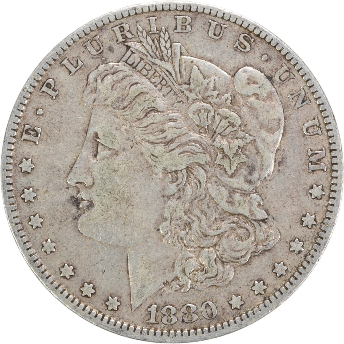 1880-O Morgan Silver Dollar EF Uncertified New Orleans Mint George T Morgan: 1880-O Morgan Silver Dollar EF Uncertified New Orleans Mint George T Morgan This 1880-O Morgan Silver Dollar is a historic coin featuring a composition of 90% silver and 10% copper. Minted in New Orle