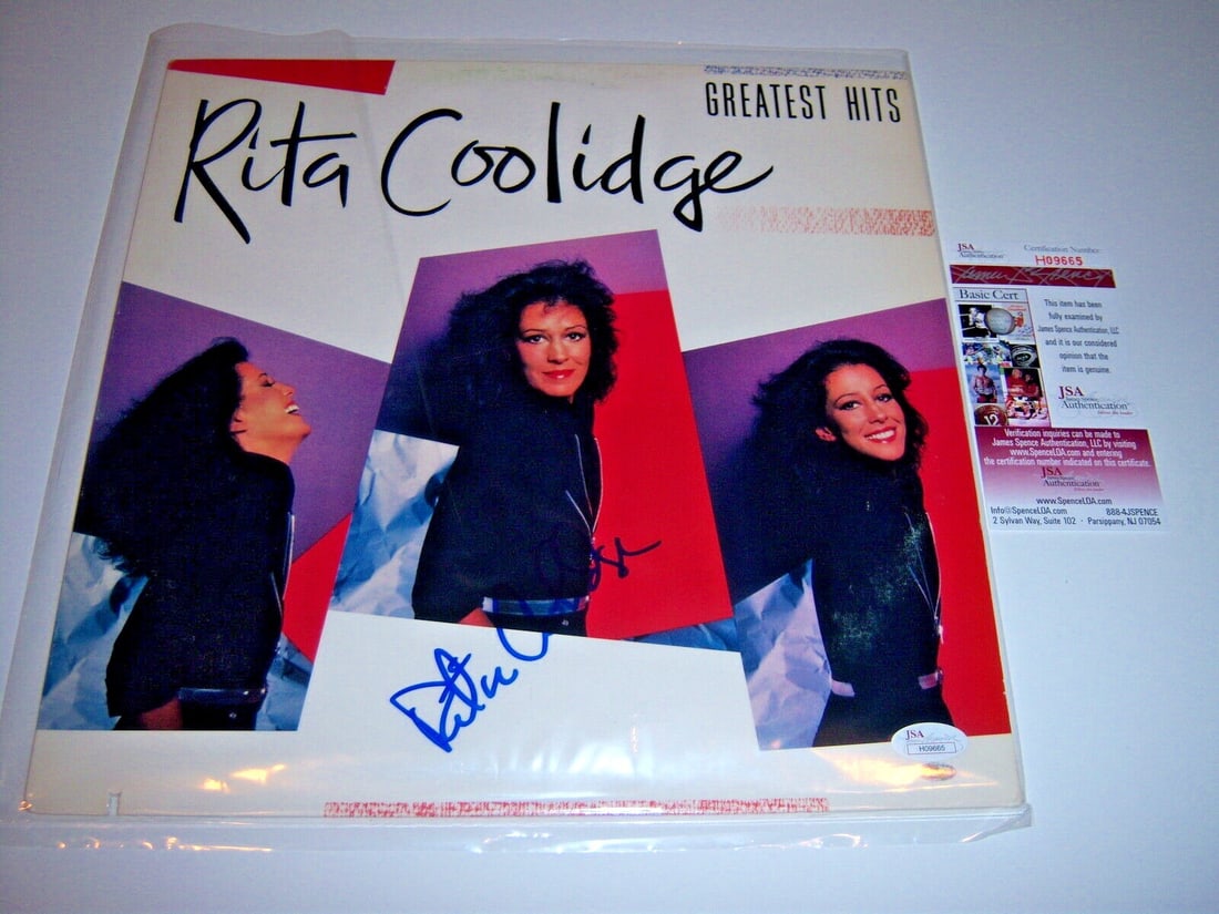Signed Rita Coolidge Greatest Hits LP with JSA COA Authentication (1 of 1)