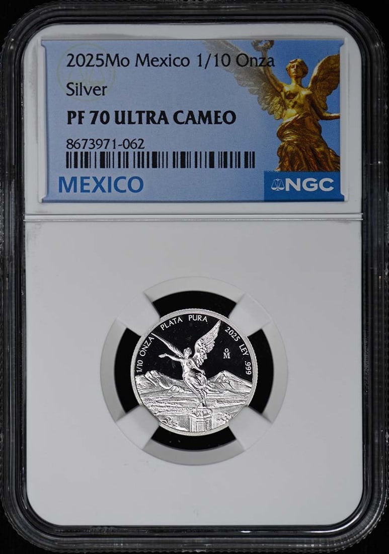 2025 Mexico 1 10 Onza Libertad Silver NGC PF70UC (1 of 4)