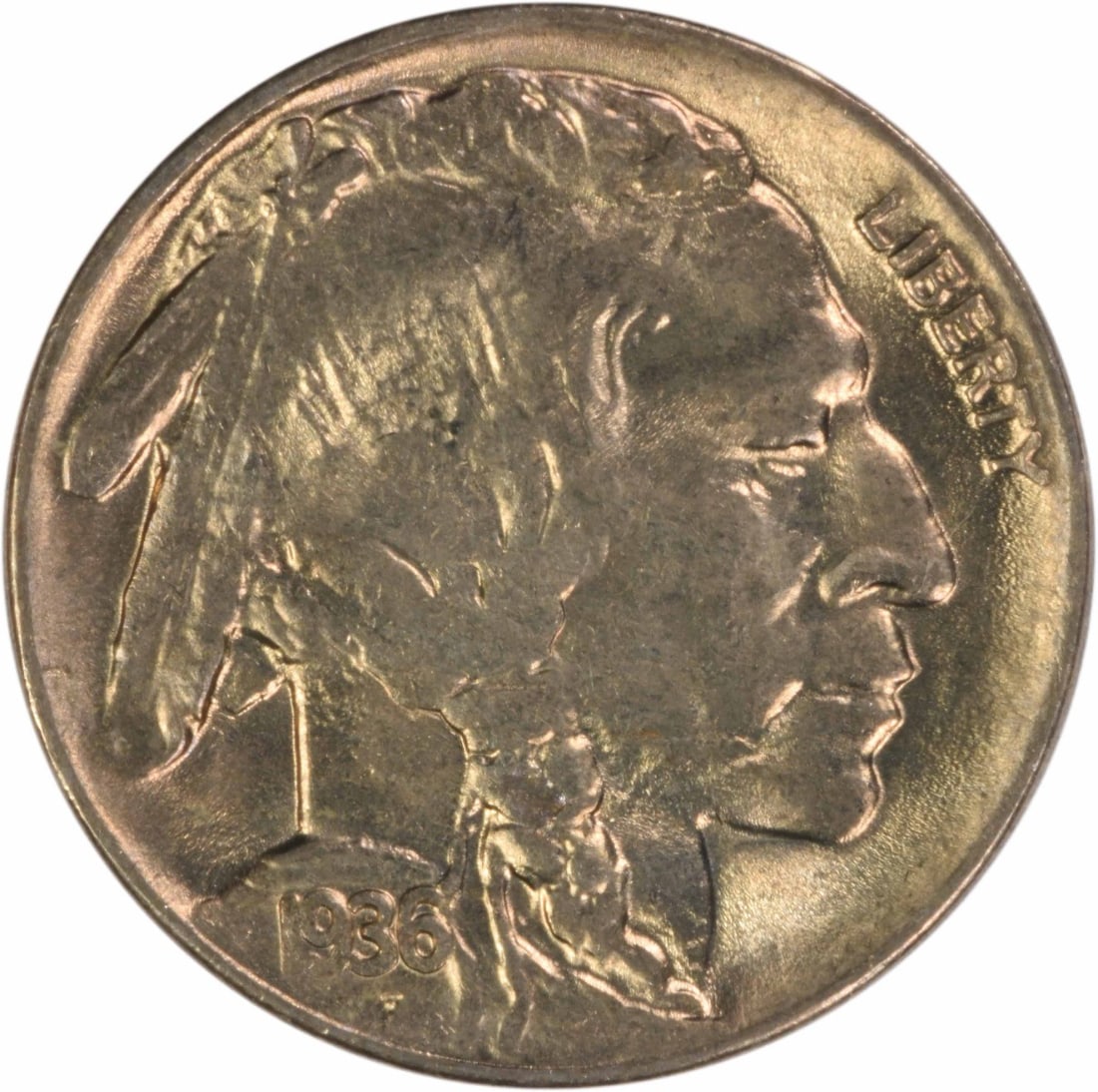 Choice BU 1936 D Buffalo Nickel Uncertified Five Cent Coin: Choice BU 1936 D Buffalo Nickel Uncertified Five Cent Coin This is a 1936-D Buffalo Nickel from the United States, featuring a denomination of 5 cents. The coin is uncirculated and graded as Choice BU