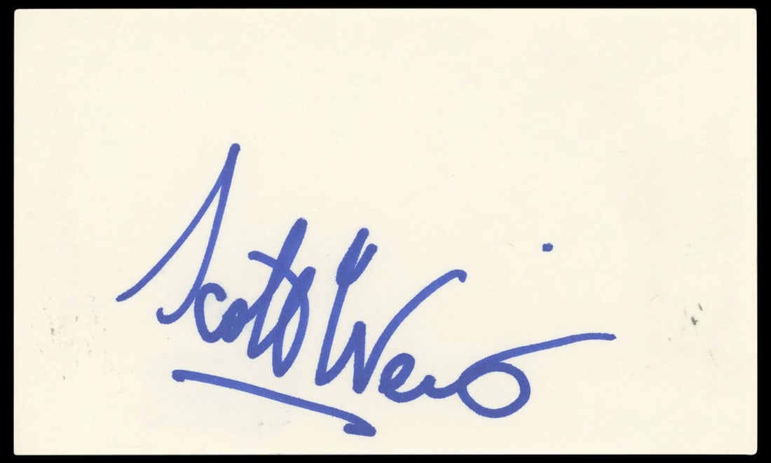 Scott Weinger Signed 3x5 Index Card Aladdin Beckett Authenticated Autograph: Scott Weinger Signed 3x5 Index Card Aladdin Beckett Authenticated Autograph This 3x5 index card has been personally signed by Scott Weinger, known for his role in Aladdin. The autograph's authenticity