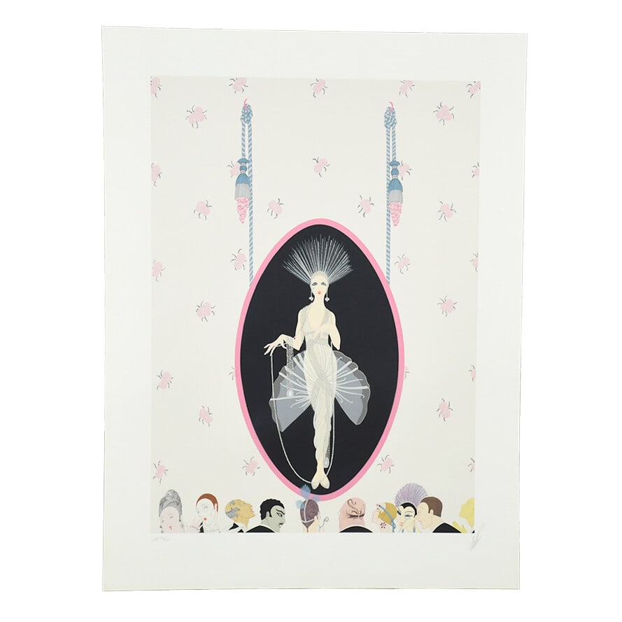 Erte Art Deco Woman Serigraph Signed AP 26 of 60 (1 of 2)
