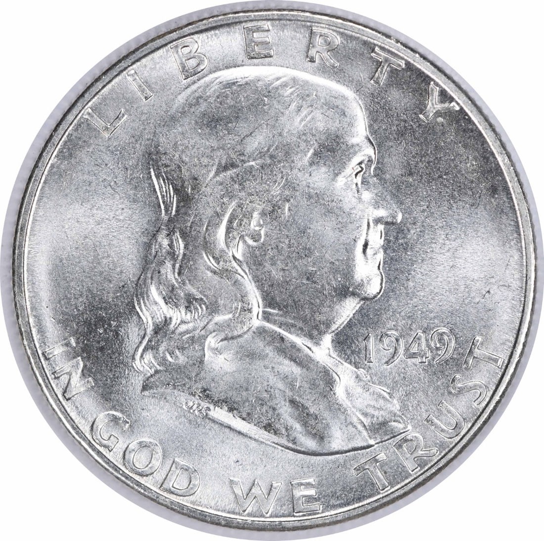1949-S Franklin silver half dollar Choice BU uncertified (1 of 2)