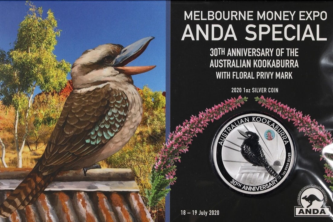 2020 Australia Kookaburra 1 Oz Silver Dollar Com Heath Privy: 2020 Australia Kookaburra 1 Oz Silver Dollar Com Heath Privy This is an original 2020 Australia 1 oz Silver $1 Kookaburra coin featuring the Com. Heath privy mark, issued as a special release for the 