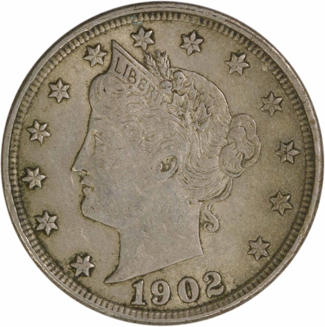 1902 Five Cent Liberty Coin Extra Fine Philadelphia Uncertified (1 of 2)
