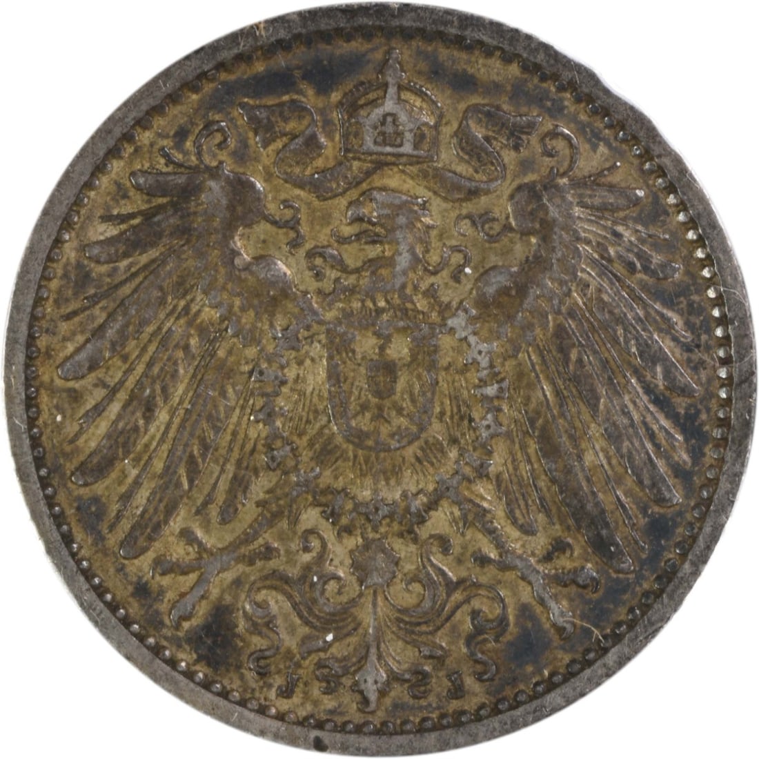 1911 German 1 Mark Silver Coin KM14 Extra Fine Uncertified: 1911 German 1 Mark Silver Coin KM14 Extra Fine Uncertified This is a 1911 J Germany 1 Mark silver coin, classified as KM14. The coin is circulated and is in Extremely Fine (EF) pre-owned condition. It
