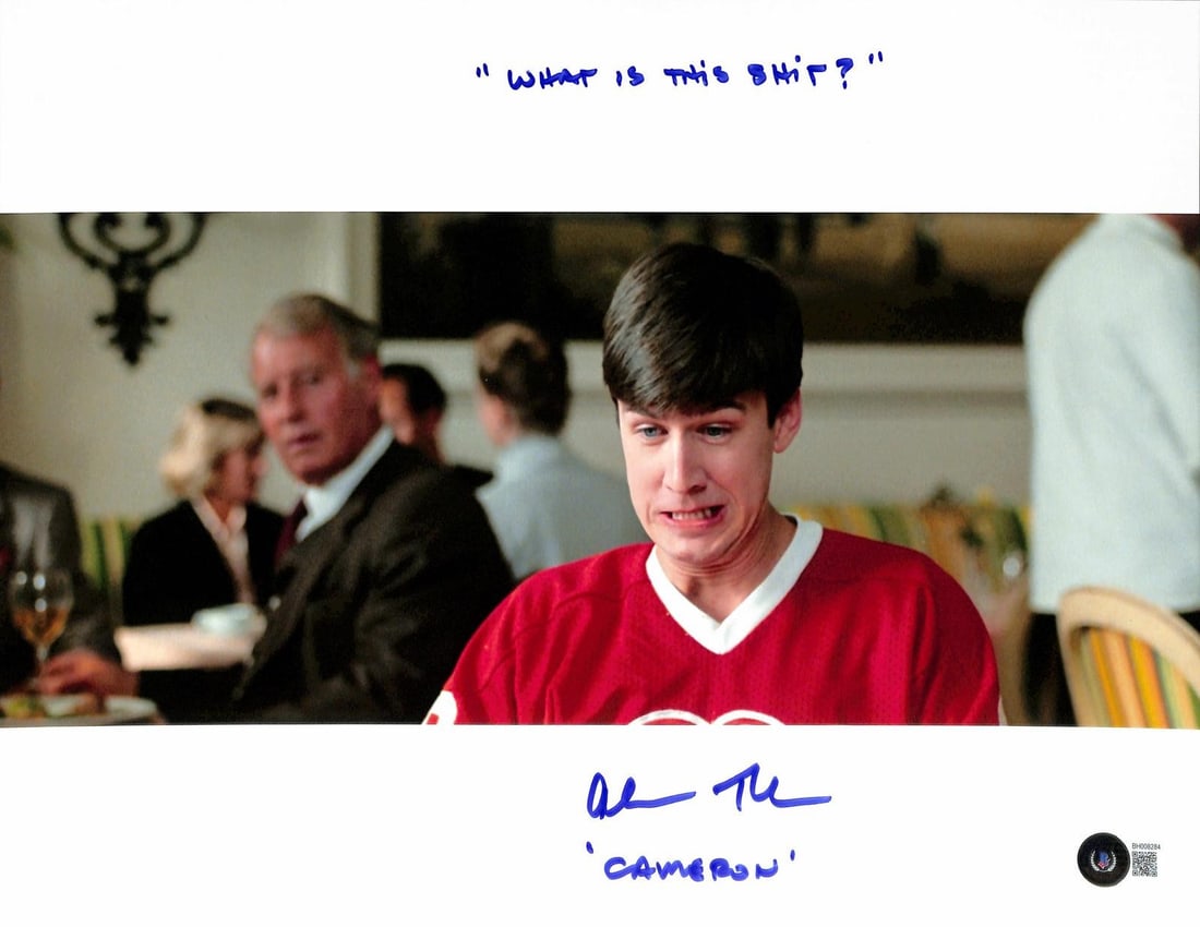 Alan Ruck signed 11x14 Ferris Bueller photo Beckett authenticated (1 of 1)