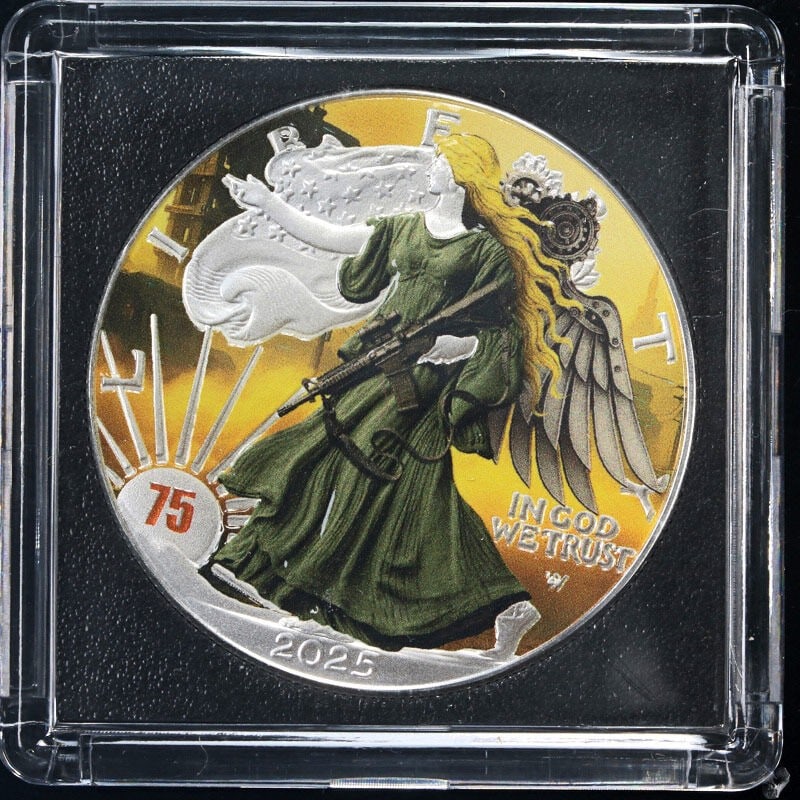 2025 Silver American Eagle $1 Tactical Angel Coin Uncertified (1 of 3)
