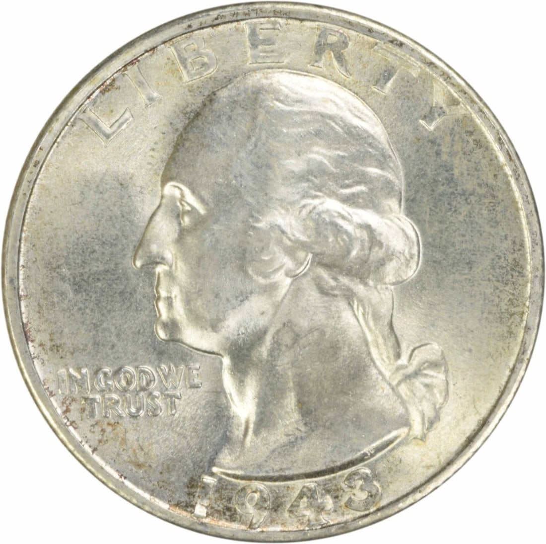 1943-S Silver Washington Quarter Choice BU Uncertified: 1943-S Silver Washington Quarter Choice BU Uncertified This is a 1943-S Washington Silver Quarter in Choice Brilliant Uncirculated (BU) condition. The coin is uncirculated and composed of silver, orig