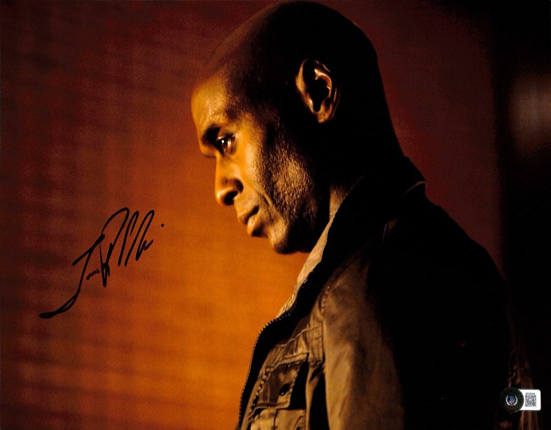 Lance Reddick Signed 11x14 Photo as Cedric Daniels The Wire Beckett Certified (1 of 1)