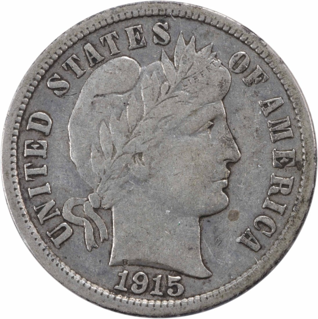 1915-S Barber Silver Dime 90% Silver Uncertified Choice VF: 1915-S Barber Silver Dime 90% Silver Uncertified Choice VF Discover the vintage charm of the 1915-S Barber Silver Dime, a classic coin from the United States. This choice VF (Very Fine) example showca
