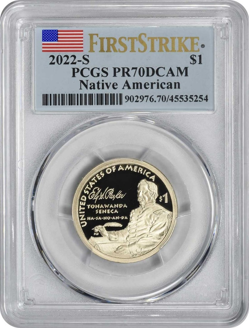 2022-S Sacagawea Dollar PR70DCAM Uncirculated PCGS Proof Coin (1 of 2)
