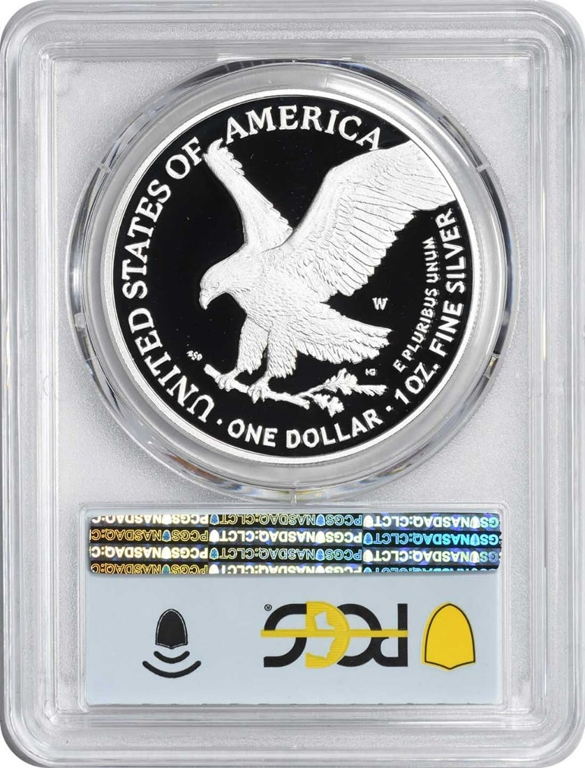 2022-W PCGS PR70DCAM Silver Eagle Congratulations Set - 2