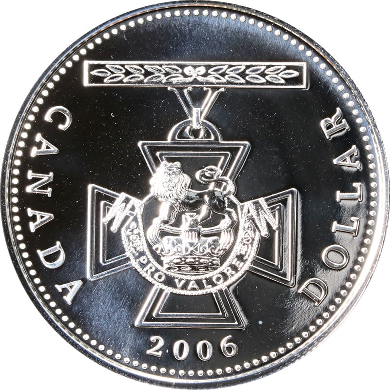 2006 Canada Victoria Cross 150th Silver Dollar OGP COA (1 of 3)