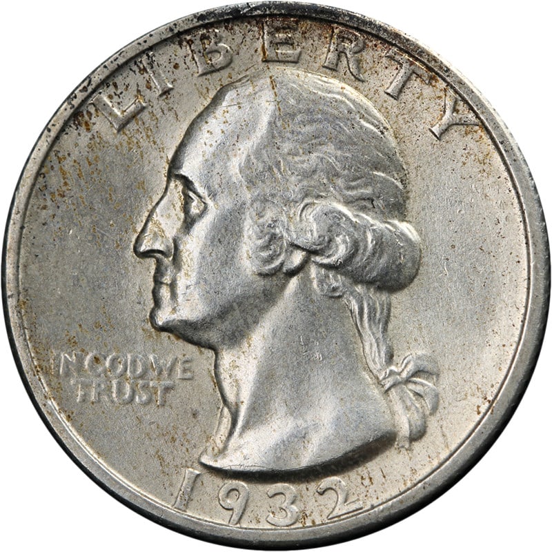 1932-S Silver Washington Quarter Uncertified BU Key Date: 1932-S Silver Washington Quarter Uncertified BU Key Date This 1932-S Washington Quarter is an uncirculated silver coin with brilliant uncirculated (BU) quality. It features strong eye appeal, attracti